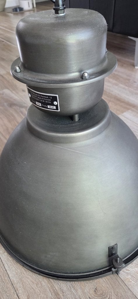 Hanglamp, Ophalen, Zo goed als nieuw, Metaal, Industriële