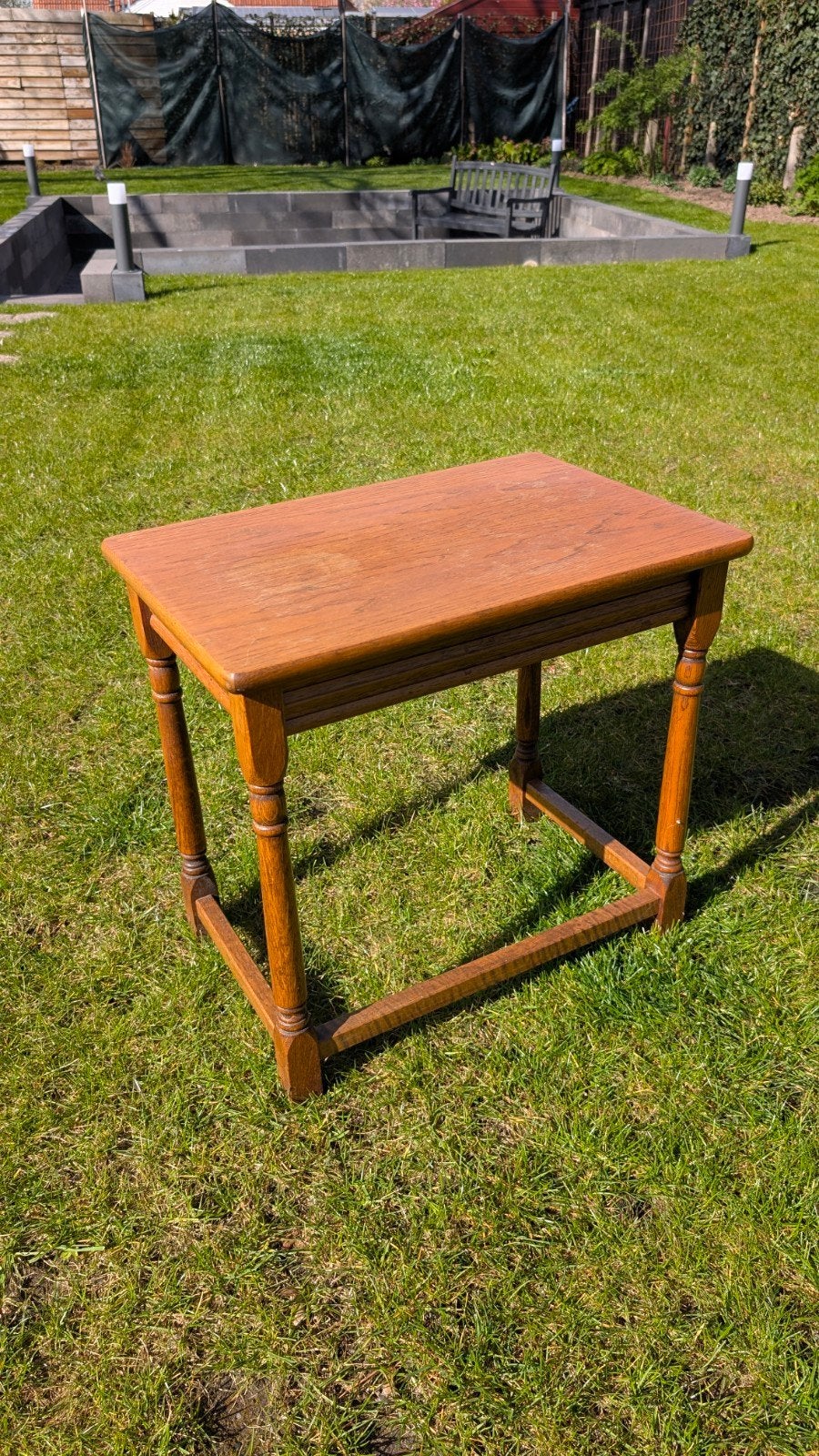 Houten bijzettafel, Antiek en Kunst, Ophalen