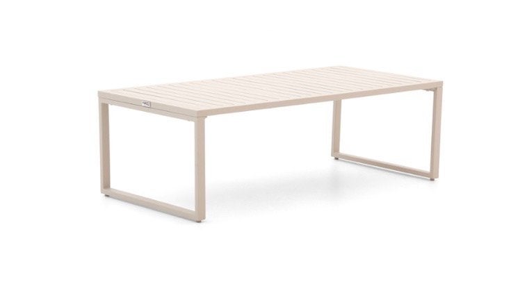 Forza tuintafel/salontafel  voor buiten - Crème - NIEUW!, Ophalen, Nieuw, Rechthoekig, Aluminium
