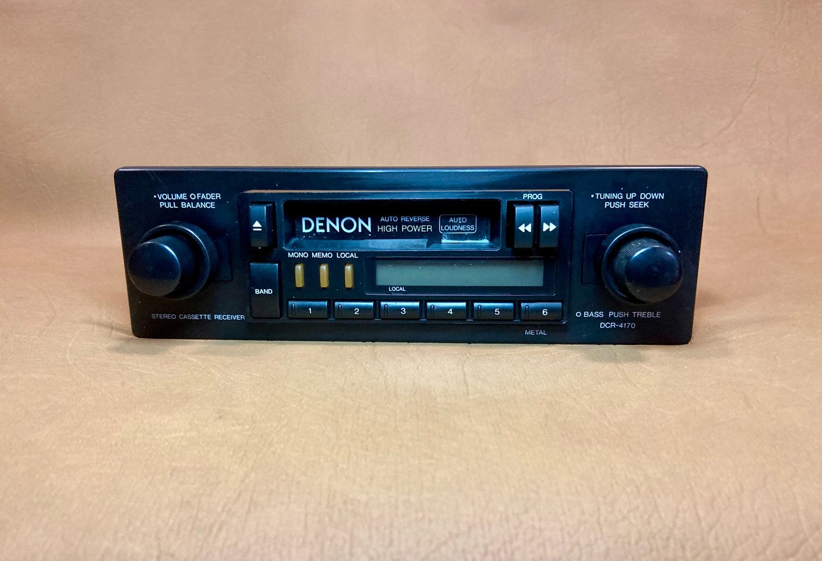 Denon DCR 4170 Radio Cassette speler, Ophalen of Verzenden, Gebruikt