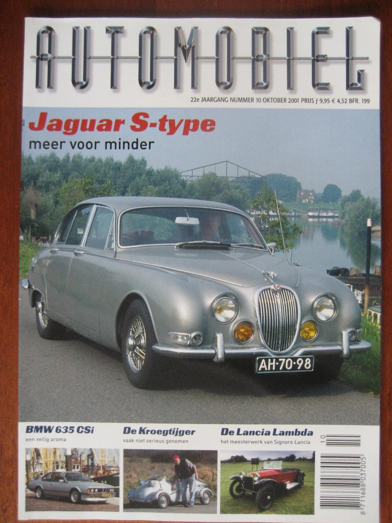 Automobiel 10 2001 S-Type, 635 CSi, Lancia Lambda, FMR Tiger, Boeken, Auto's | Folders en Tijdschriften, Ophalen of Verzenden