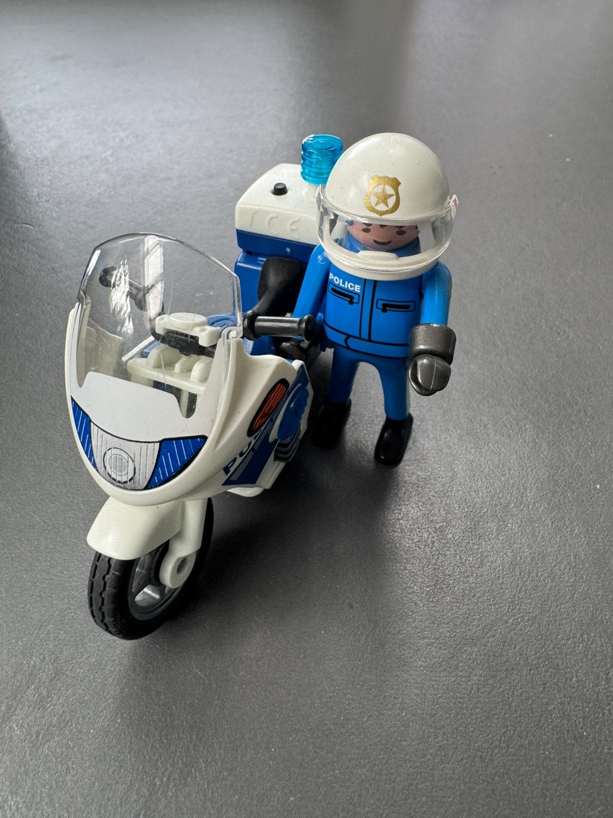 Playmobil 6923 Politiemotor Met LED-Licht, Ophalen, Gebruikt, Complete set, Voertuig