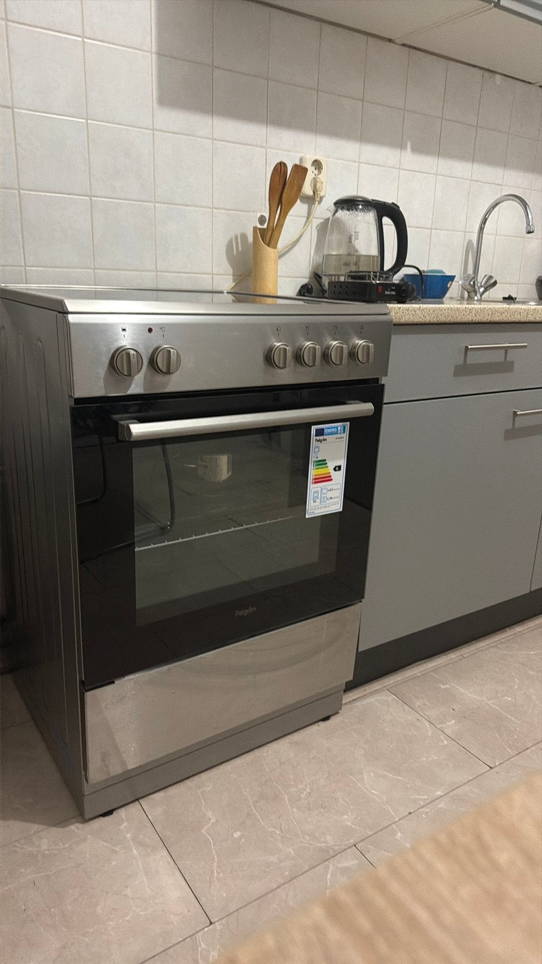 Pelgrim oven en kookplaat, Ophalen, 4 kookzones, Zo goed als nieuw, Gas