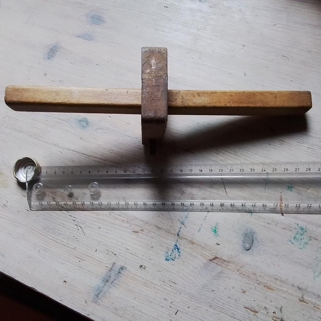 Kruishout of krasblok, klassiek gereedschap houtbewerking, Ophalen