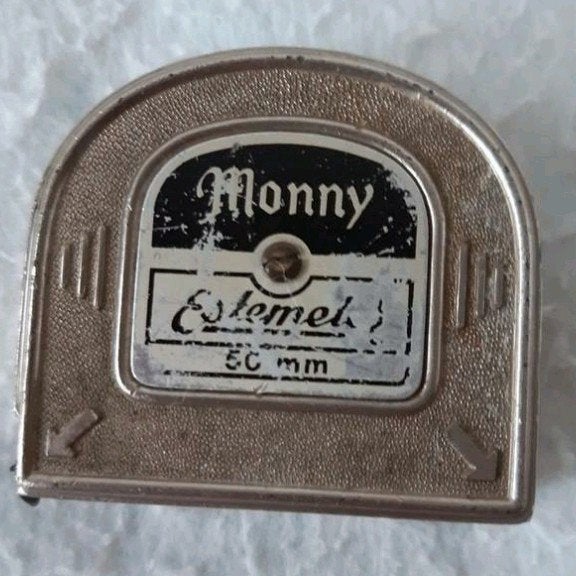 Antieke centimeter Monny, antieke rolmaat Monny, Antiek en Kunst, Ophalen of Verzenden