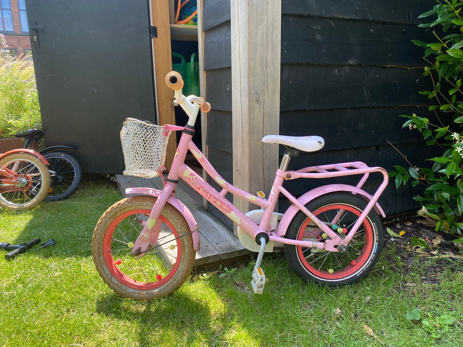 Kinderfietsje 12 inch, Ophalen, Gebruikt, Terugtraprem, Minder dan 16 inch
