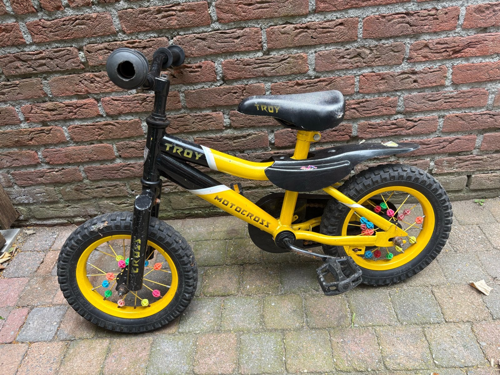 Kinderfiets 12 inch - eerste fietsje, Ophalen, Gebruikt, Terugtraprem, Minder dan 16 inch
