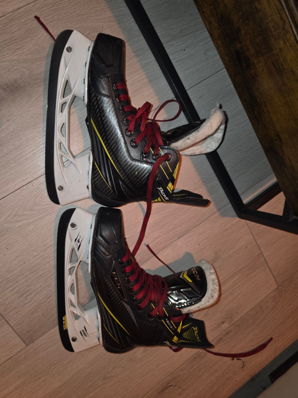 Carbon ijshockey schaatsen - Toplijn model, Ophalen of Verzenden, Gebruikt, Schaatsen