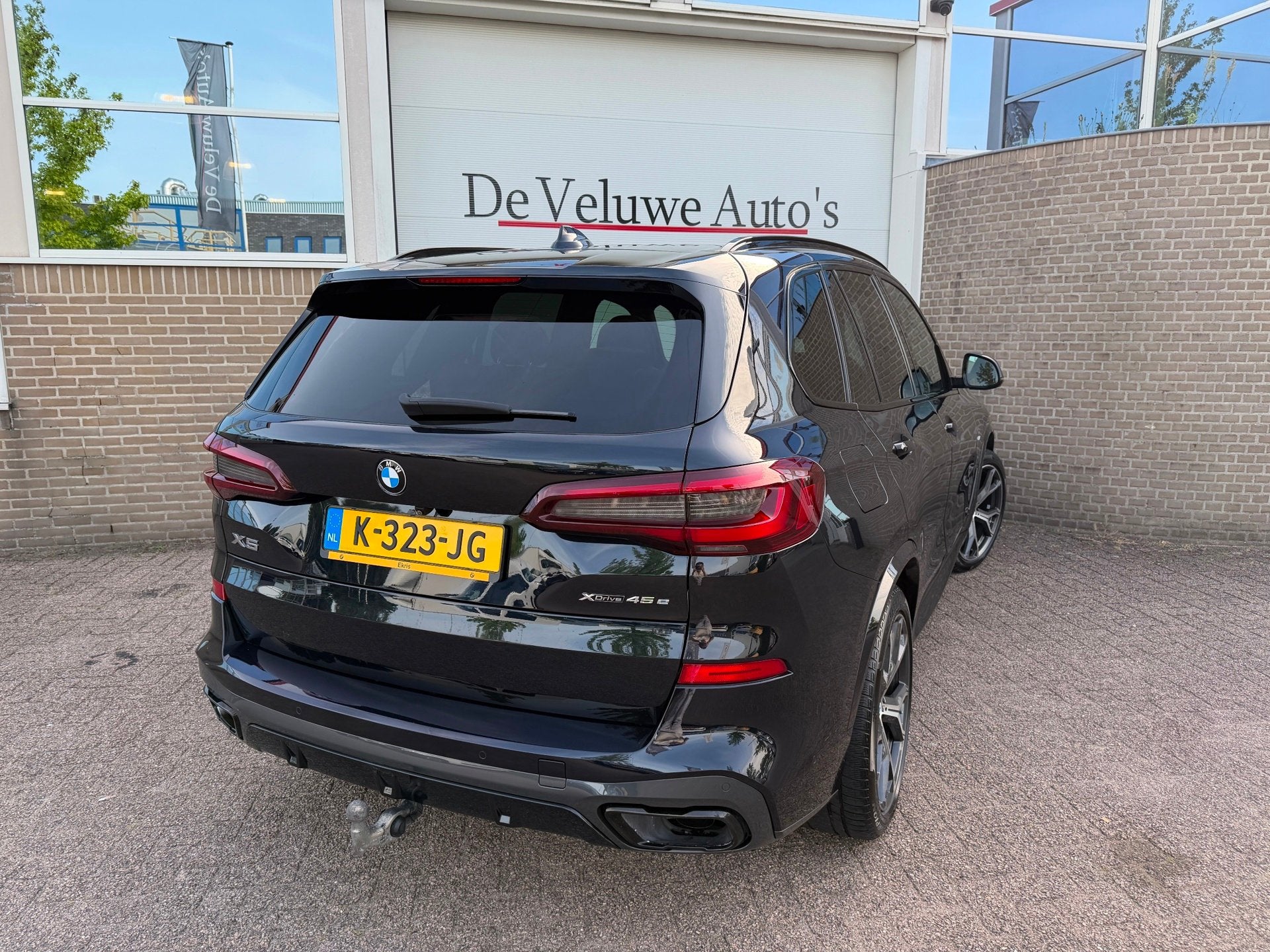 BMW X5 XDrive45e High Executive|M sport|Trekhaak|Headup|Pano, Adaptive Cruise Control, Gebruikt, 394 pk, Zwart