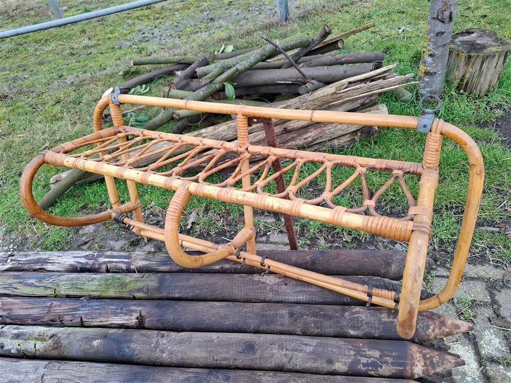 Wandkapstok '60s ( rotan ) Retro/Vintage/Design, Wandkapstok, Gebruikt, Ophalen of Verzenden, Minder dan 100 cm
