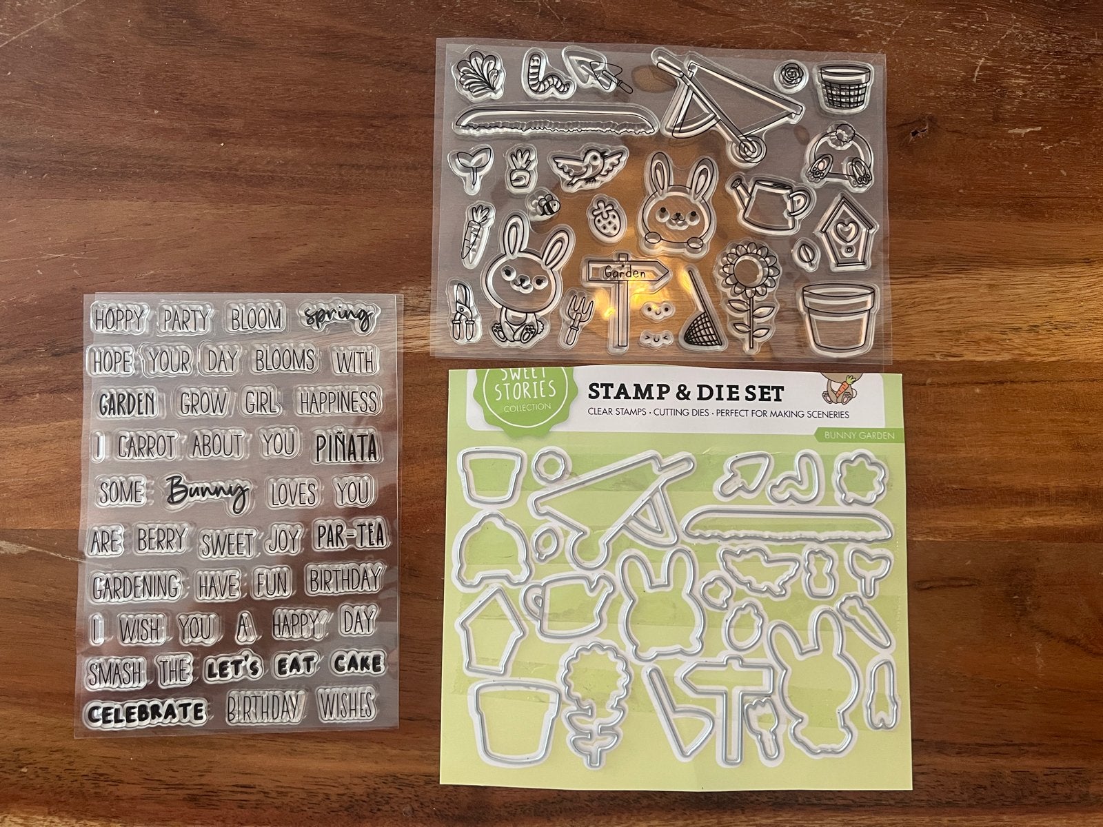 Studio Light Sweet Stories stempels en snijmallen - Bunny, Ophalen of Verzenden, Zo goed als nieuw, Clearstamp