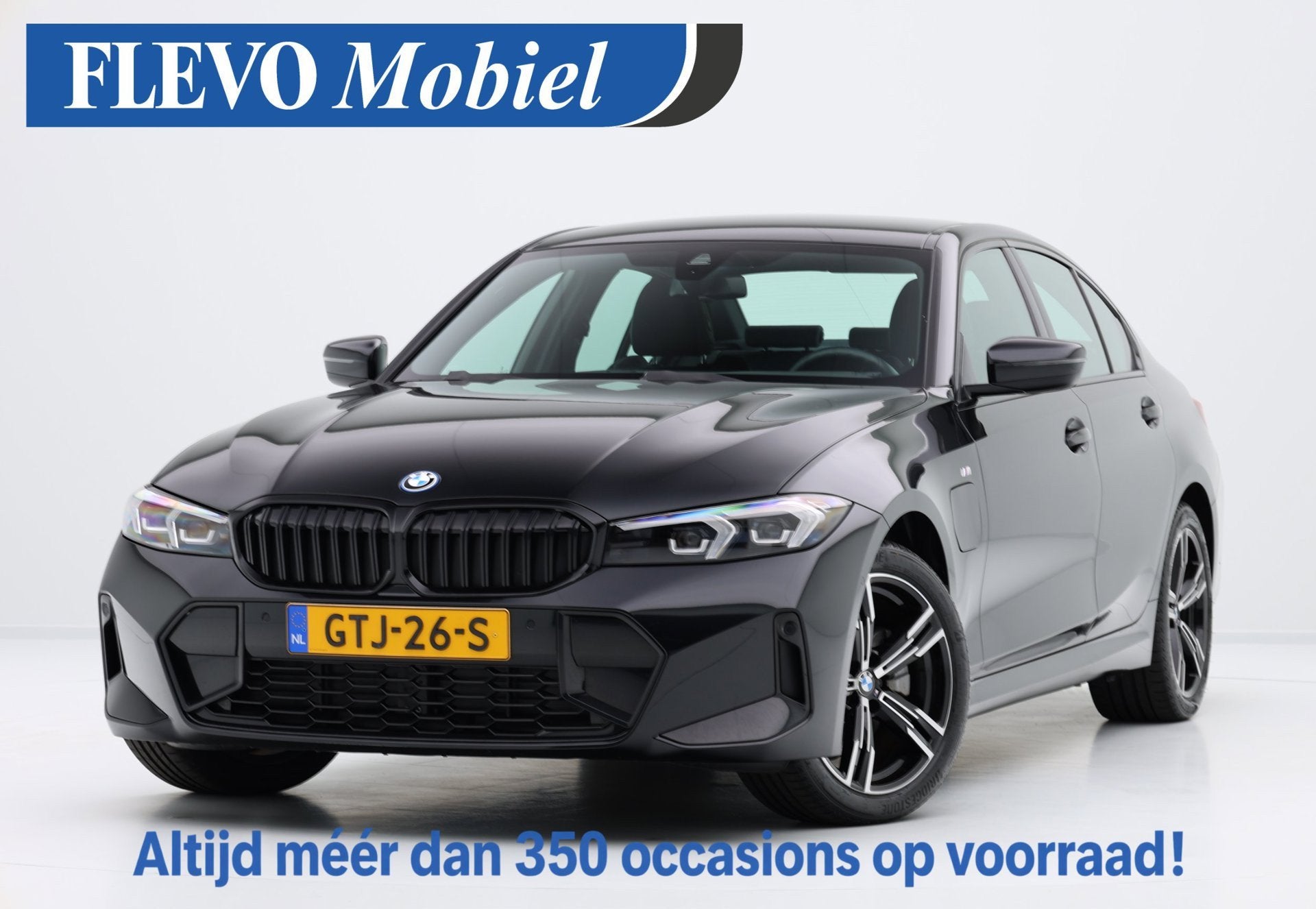 BMW 3-serie 320e M Sport Aut. Leer/Alcantara|Carplay|Cam|Enz, Achterwielaandrijving, Gebruikt, Euro 6, 4 cilinders