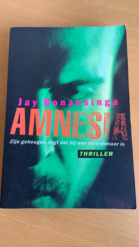 Jay Bonansinga - Amnesia, Ophalen of Verzenden