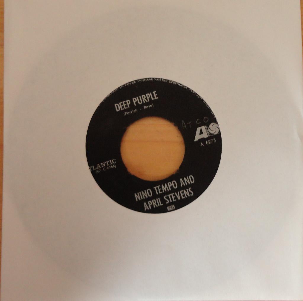 Ninp Tempo and April Stevens > Deep Purple, Ophalen of Verzenden, Gebruikt, Pop, Single
