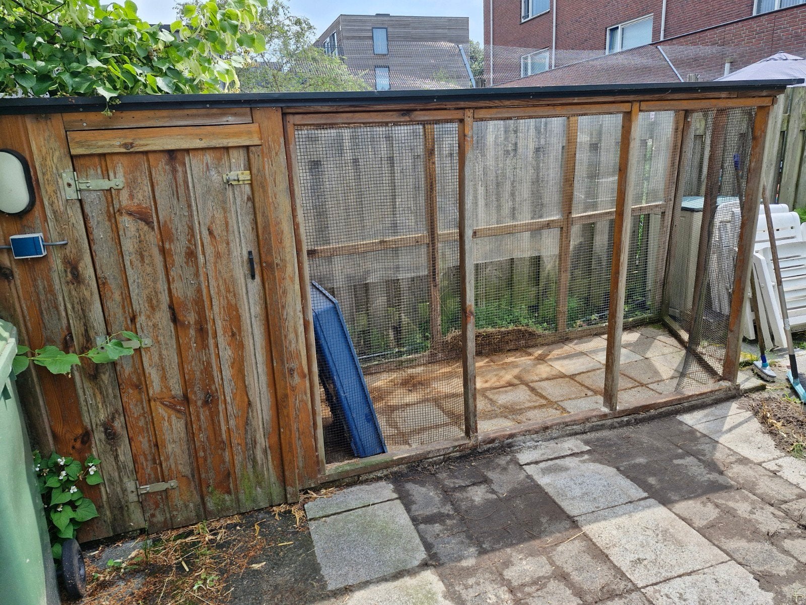Volière/ruim konijnenverblijf - nu in prijs verlaagd, Dieren en Toebehoren, Ophalen, Overige typen, 90 cm of meer, Konijn