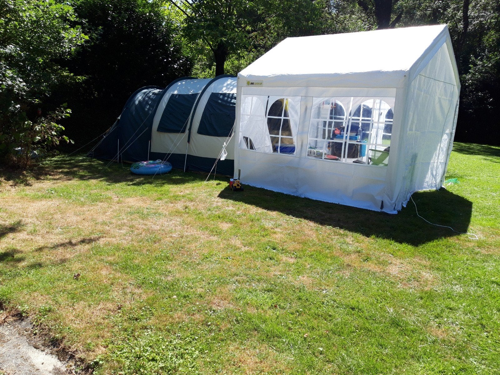 Partytent met dikke buizen - Stevig en Ruim, Ophalen, Gebruikt, Partytent, Minder dan 4 meter