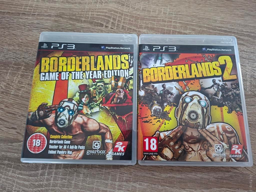 PS3 Borderlands + Borderlands 2, Online, Gebruikt, Vanaf 18 jaar, Shooter