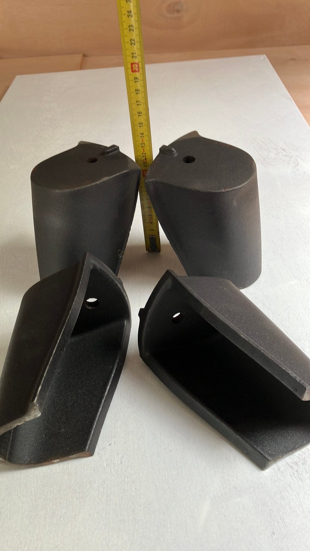 Morso pootjes 13cm hoog, Ophalen, Zo goed als nieuw, Hout, Houtkachel