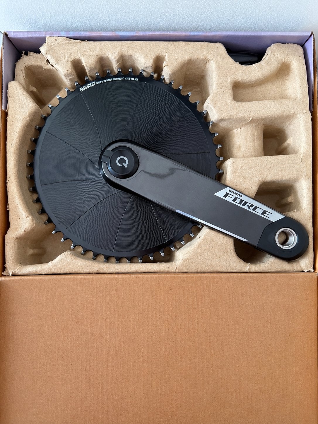 SRAM Force AXS DUB 1x12 Powermeter Crankstel 48T Aero, Ophalen of Verzenden, Zo goed als nieuw, Racefiets, Crankstel of Pedalen