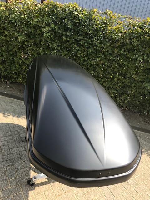 Thule Motion XXL 630 liter dakkoffer glossy black, Ophalen, Gebruikt