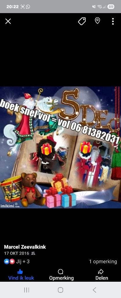 sint en pieten, Diversen, Ophalen, Gebruikt