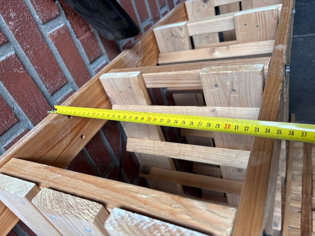 Houten Stellingkast Wijnrek Opbergrek, Ophalen, Gebruikt