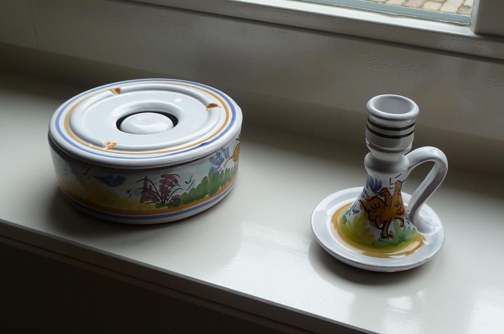 Afsluitbare asbak met kaarshouder, Tuin en Terras, Ophalen of Verzenden, Nieuw