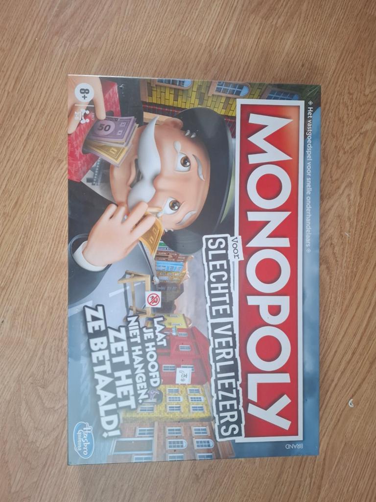 Nieuw! Monopoly slechte verliezers, Vijf spelers of meer, Ophalen of Verzenden, Nieuw