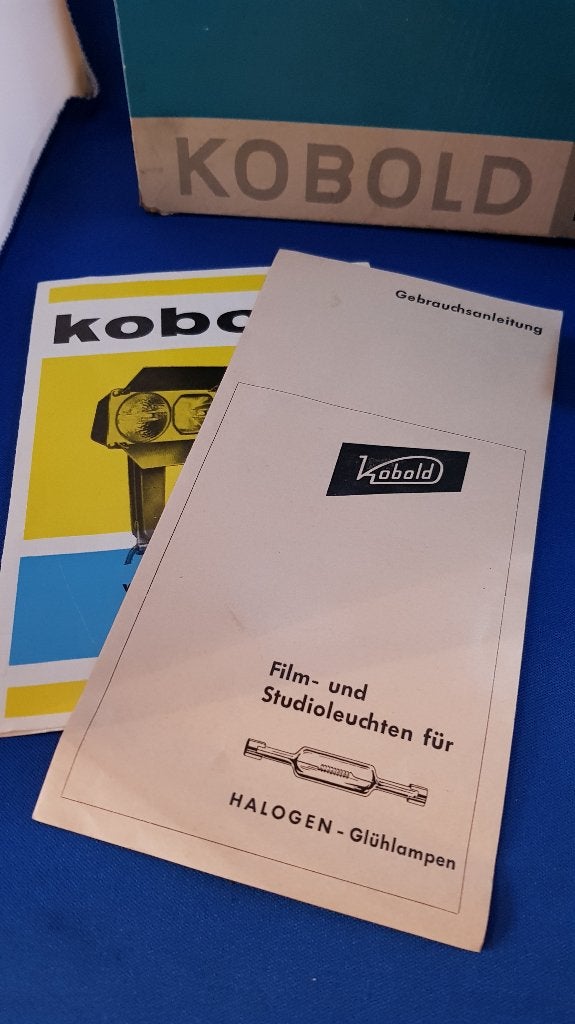 Vintage Kobold 1000S filmlamp fotolamp originele doos 3A42, Ophalen of Verzenden, Voor 1940, Gebruikt, Overige onderwerpen