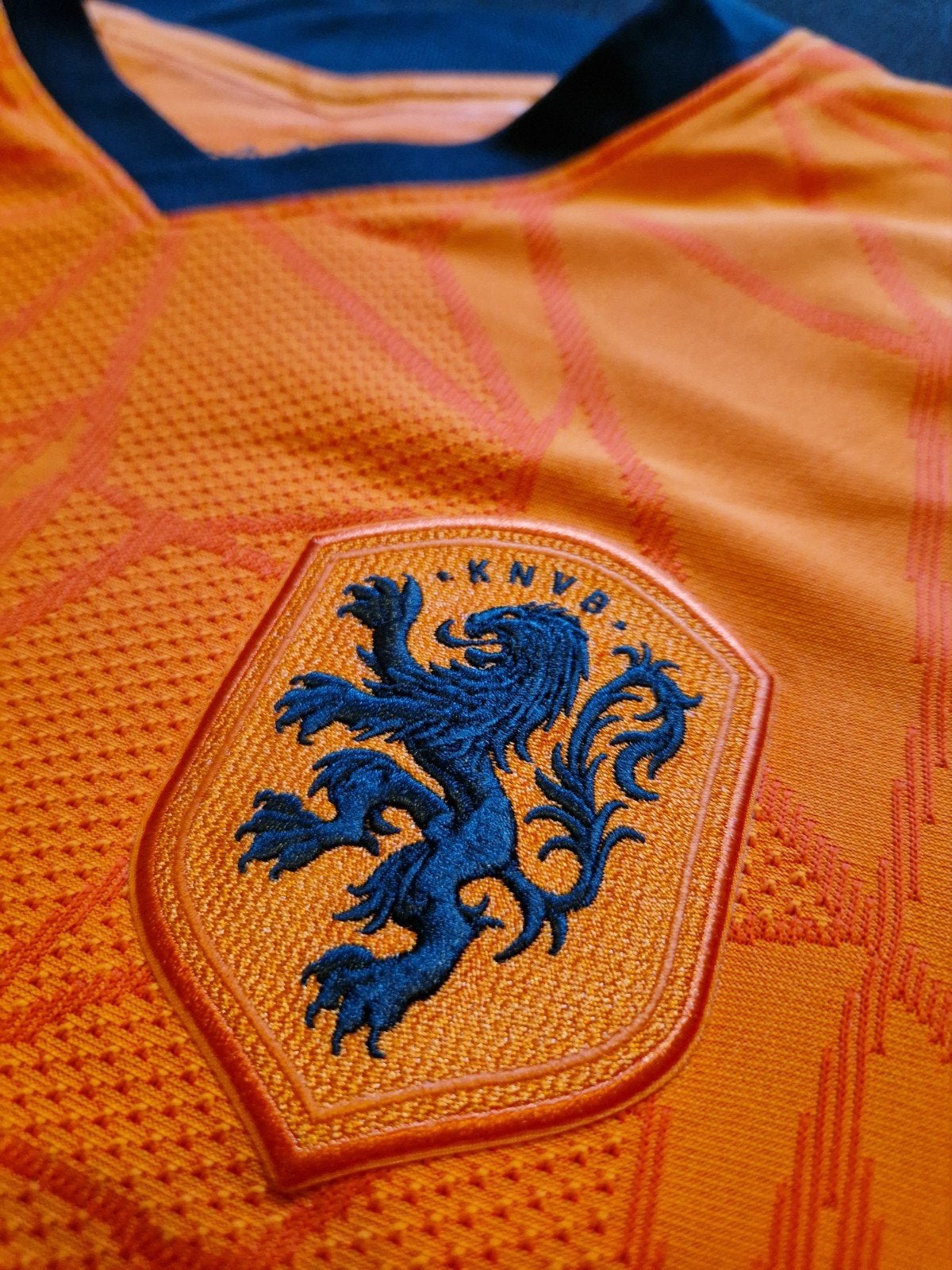 Nederlands elftal spelersversie shirt KNVB Oranje 2020 M, Maat 48/50 (M), Nike, Oranje, Ophalen of Verzenden