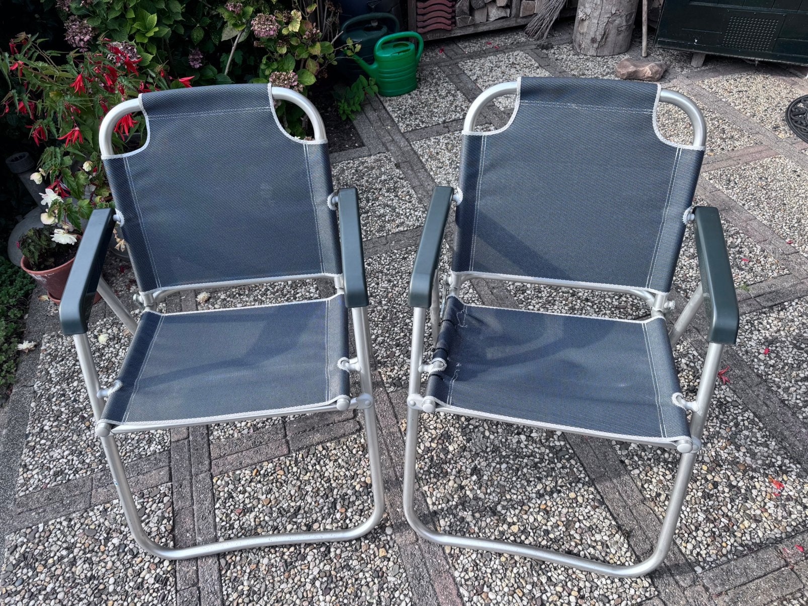 California bandrup opklapbare stoelen, Ophalen, Gebruikt