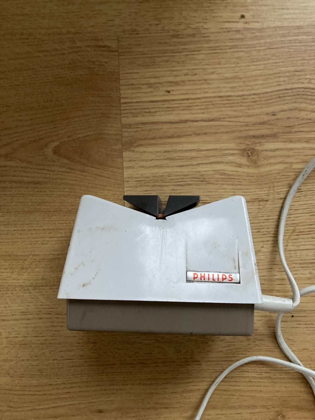 Vintage Philips puntenslijper, Ophalen, Gebruikt