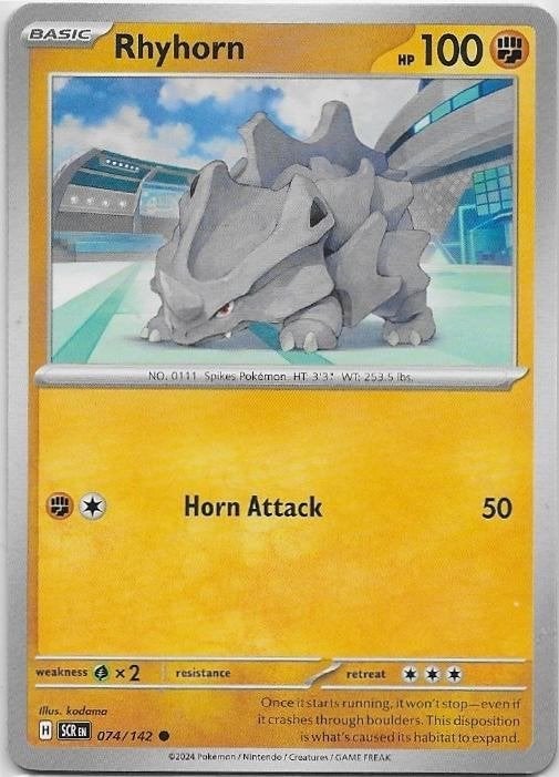 Stellar Crown,  Rhyhorn [common] 74/142, Verzenden, Nieuw, Losse kaart