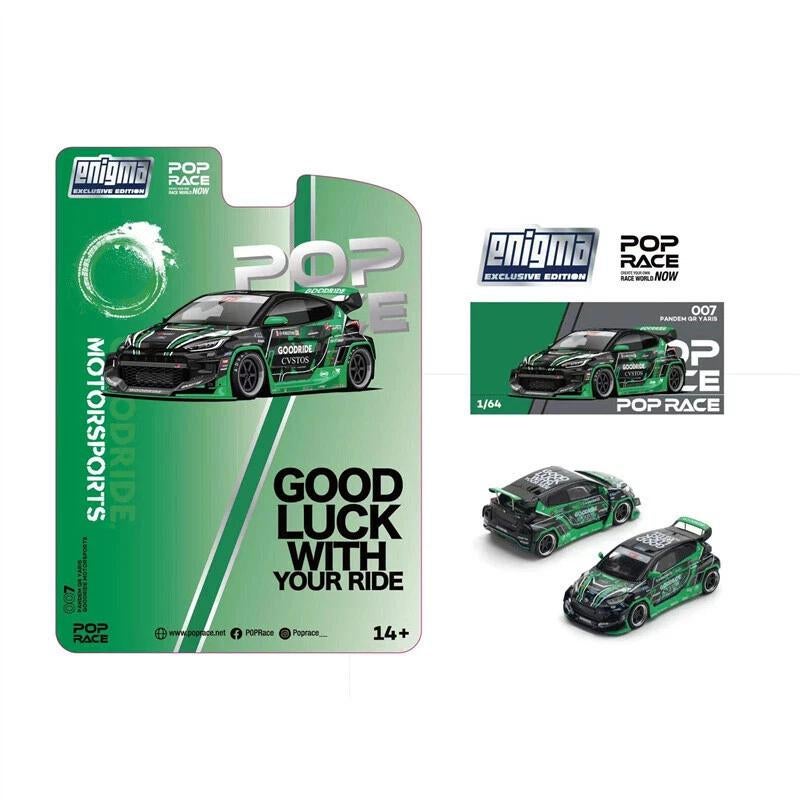 Toyota Pandem GR Yaris van Pop Race 1/64 007, Ophalen of Verzenden, Nieuw, Auto