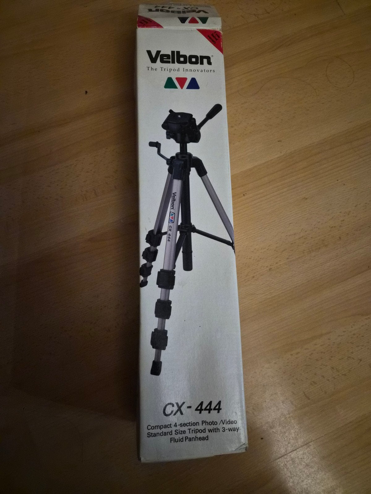 Velbon CX-444 Statief - Compact en Veelzijdig, Gebruikt, 125 tot 150 cm, Snelkoppelingsplaat, Velbon