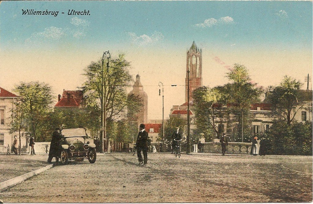 Willemsbrug - Utrecht - Oude Ansichtkaart, Ophalen of Verzenden, Voor 1920, Ongelopen, Utrecht