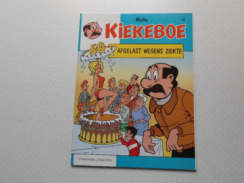 kiekeboe 50 Afgelast wegens ziekte 1991 1 ste druk., Boeken, Eén stripboek, Merho, Nieuw, Ophalen of Verzenden