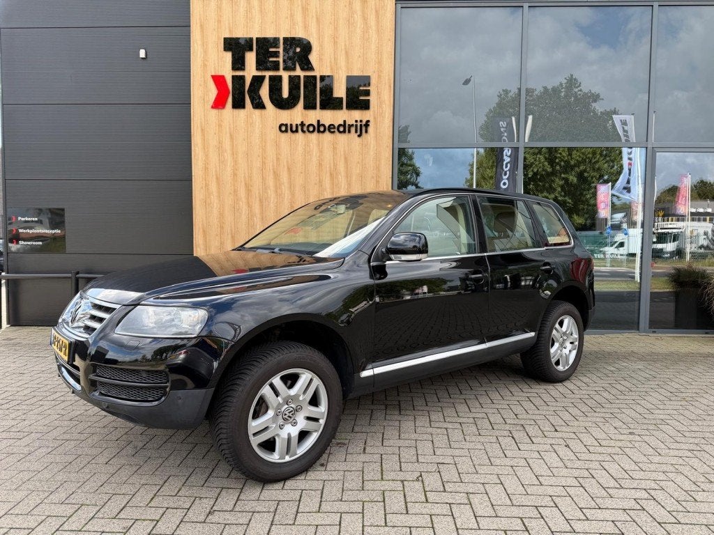 Volkswagen TOUAREG 3.2 V6, Auto's, Automaat, Gebruikt, 3189 cc, Zwart