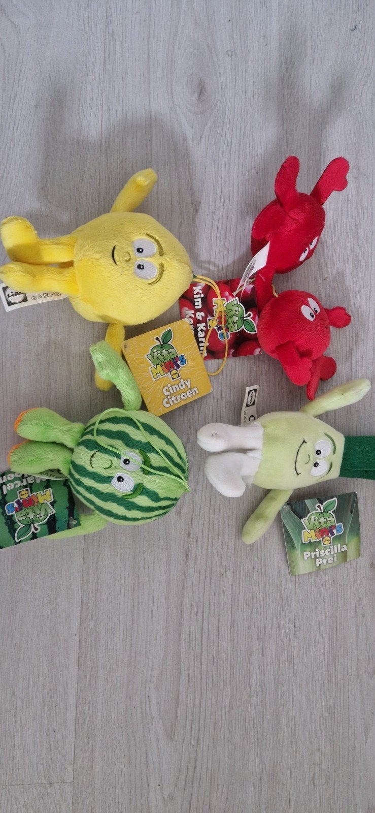 Lidl Vita Mini's knuffels - 4 stuks, Overige typen, Klein (minder dan 20 cm), Ophalen, Lidl