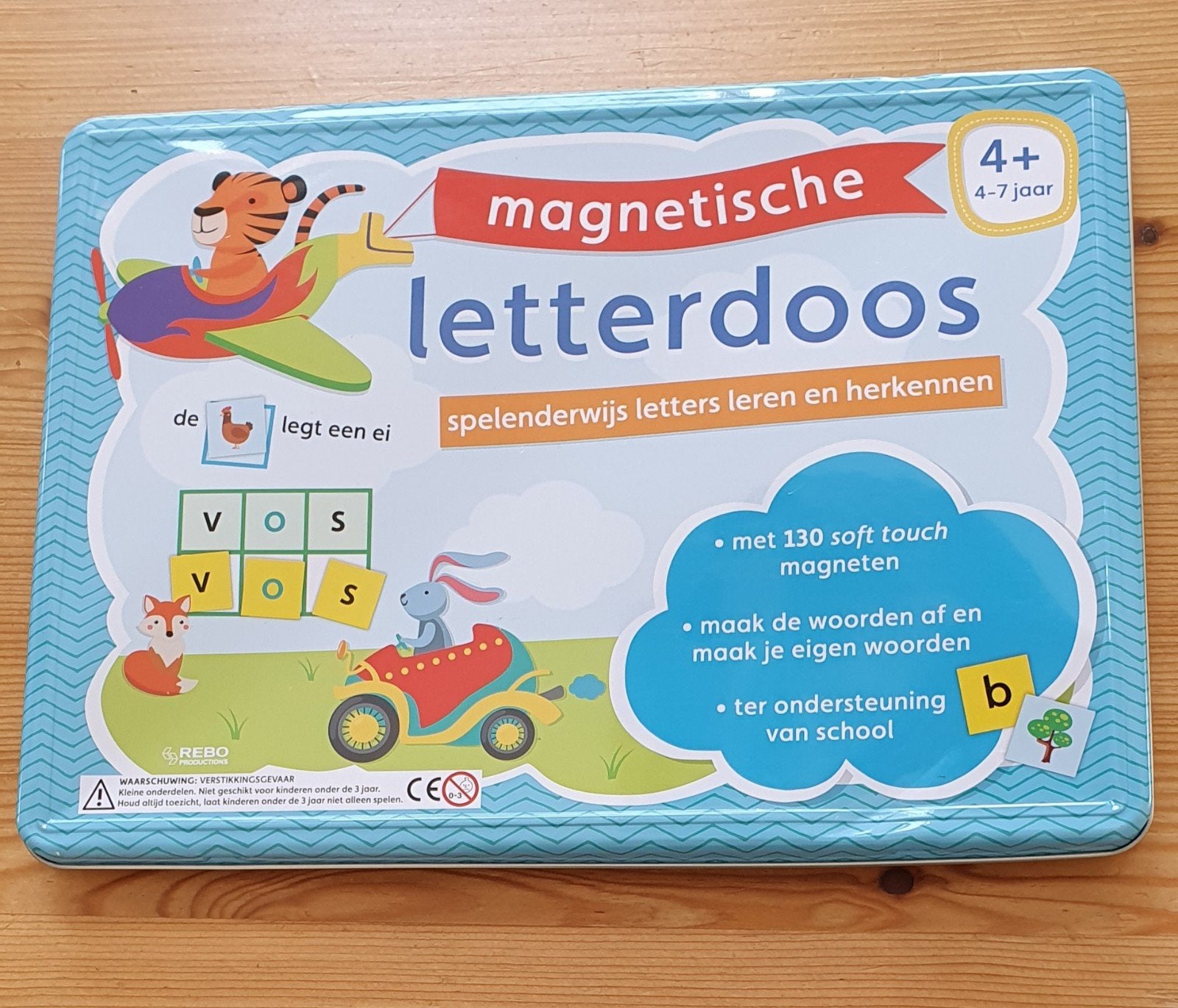 Magnetische letterdoos om woorden spelenderwijs te leren, Ophalen of Verzenden