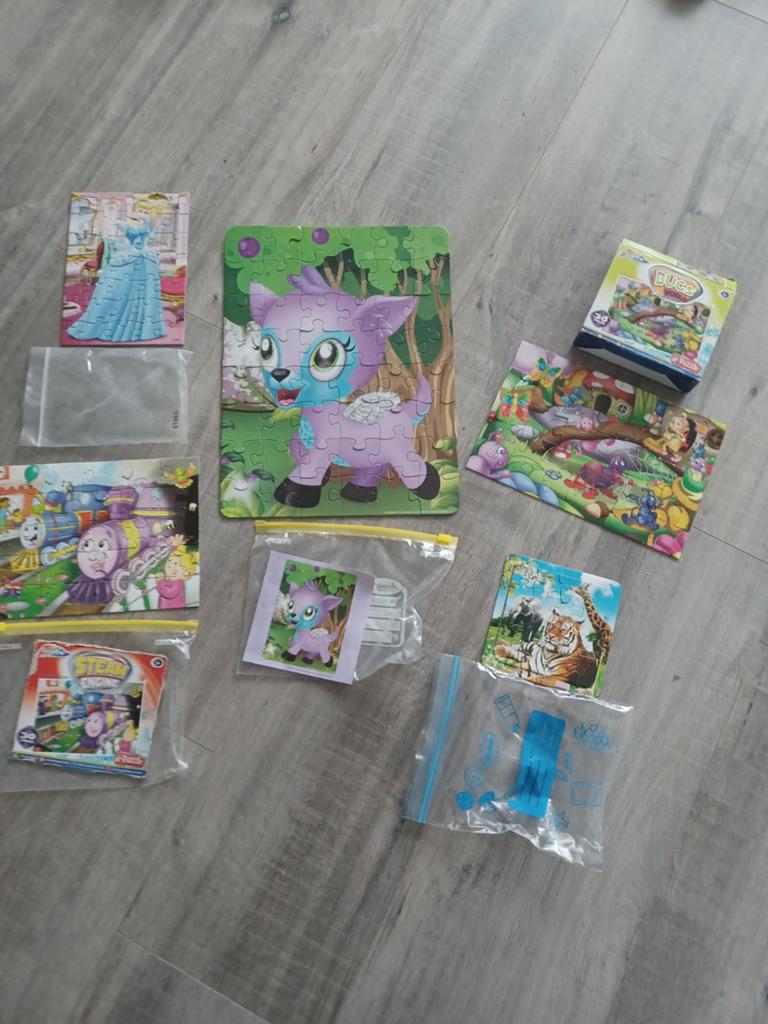 Diverse kleine kinderpuzzels, Ophalen of Verzenden, 10 tot 50 stukjes, Zo goed als nieuw, 4 tot 6 jaar
