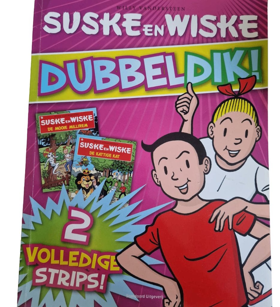 Suske en Wiske Dubbeldik! De Mooie Millirem & De Kattige Kat, Meerdere stripboeken, Ophalen, Zo goed als nieuw, Willy Vandersteen