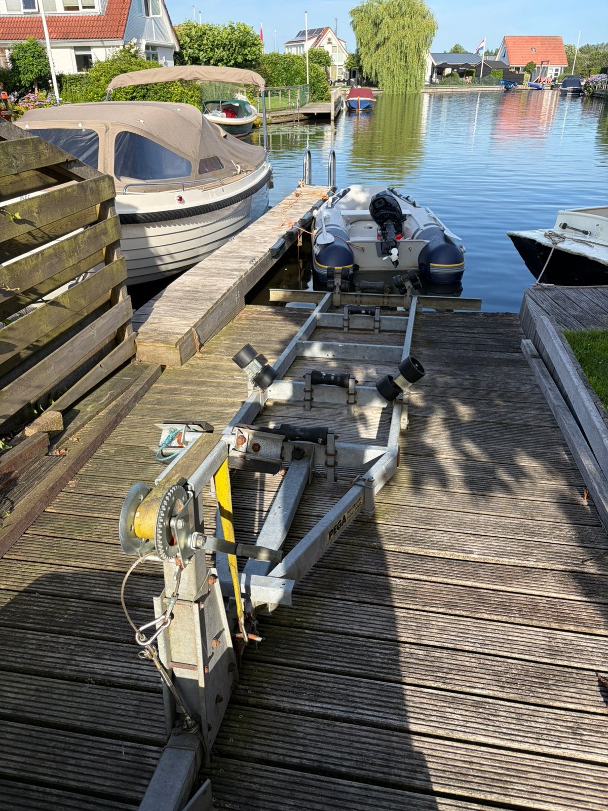 Wal boottrailer te koop, Ophalen, Zo goed als nieuw