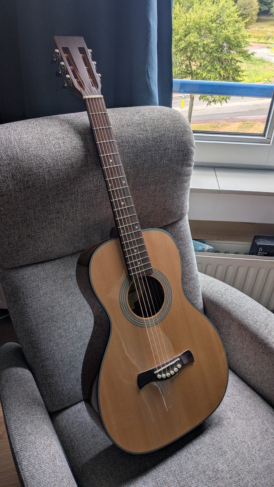 Richwood P40 parlor, Ophalen, Zo goed als nieuw, Western- of Steelstringgitaar