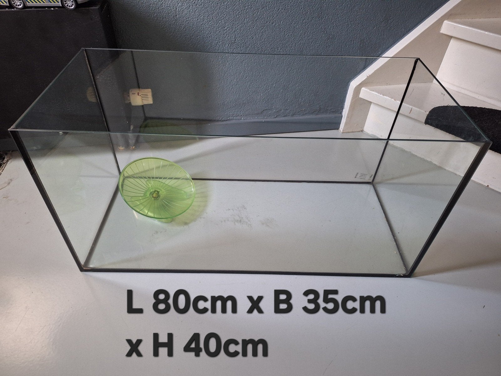 Terrarium / Aquarium zonder deksel 80x35x39cm, Dieren en Toebehoren, 75 tot 110 cm, Ophalen, Minder dan 60 cm, Hok