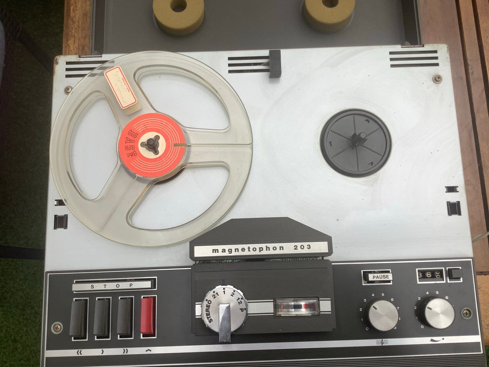 Telefunken Magnetophon 203 Bandrecorder - Vintage Audio, Ophalen of Verzenden, Bandrecorder, Met banden