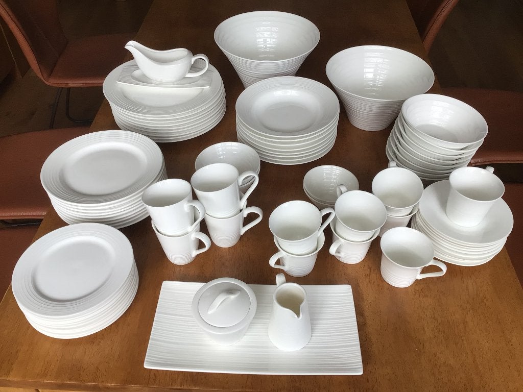 MAXWELL&WILLIAMS WIT SERVIES, Ophalen, Overige merken, Zo goed als nieuw, Modern