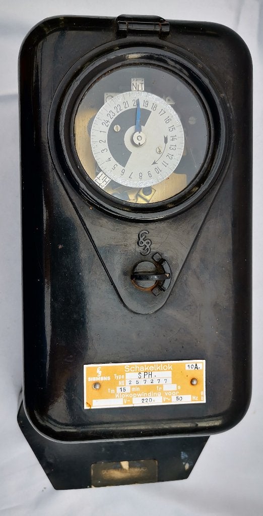 vintage SIEMENS schakelklok Tijdschakelaar Tijdklok klok, Antiek en Kunst, Ophalen of Verzenden