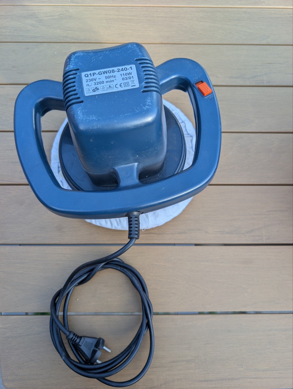 Cartec Polijstmachine 230V - Zo goed als nieuw, Ophalen of Verzenden, Zo goed als nieuw, Minder dan 600 watt, Overige typen
