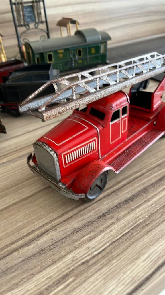 Brandweerwagen, Antiek en Kunst, Antiek | Speelgoed, Ophalen of Verzenden